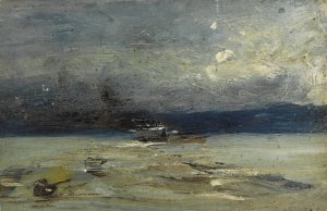 On the Hudson River by Robert Henri Oil Painting