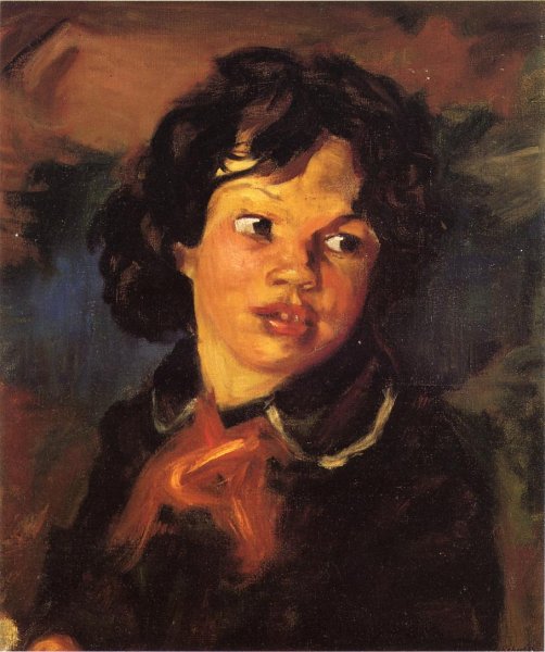 Patience by Robert Henri - Hand-Painted Oil Painting Reproduction