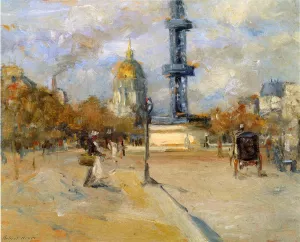 Place in Paris by Robert Henri - Oil Painting Reproduction