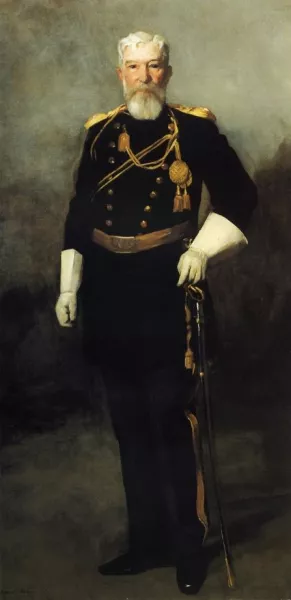 Portrait of Colonel David Perry, 9th U. S. Cavalry painting by Robert Henri