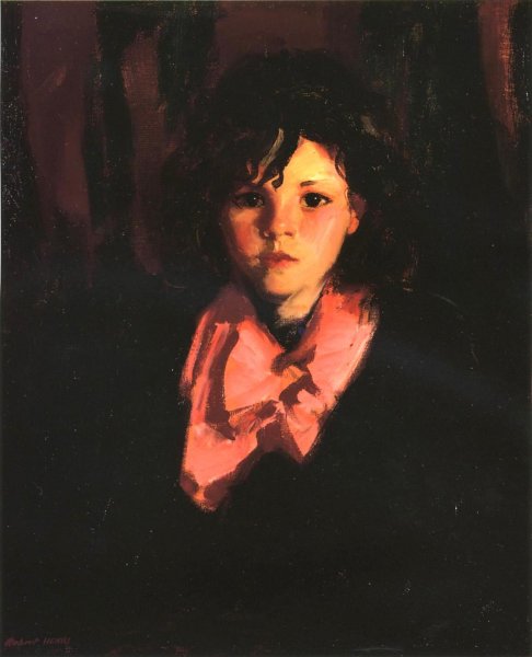 Main Product Photo of Portrait of Mary Ann Painting by Robert Henri