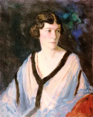 Portrait of Mrs Edward H Bennett by Robert Henri Oil Painting