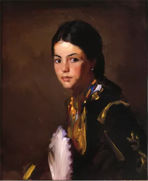 Segovian Girl by Robert Henri Oil Painting