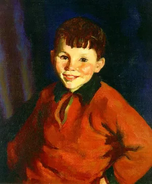 Smiling Tom by Robert Henri - Oil Painting Reproduction