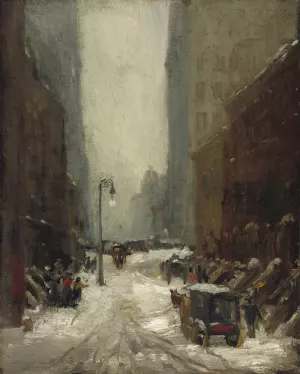 Snow in New York by Robert Henri Oil Painting