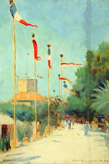 St. Nozaire, France by Robert Henri - Hand-Painted Oil Painting Reproduction
