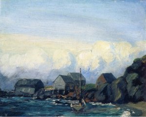 Study for Storm Tide Oil painting by Robert Henri