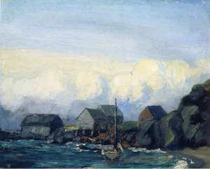 Study for Storm Tide by Robert Henri Oil Painting