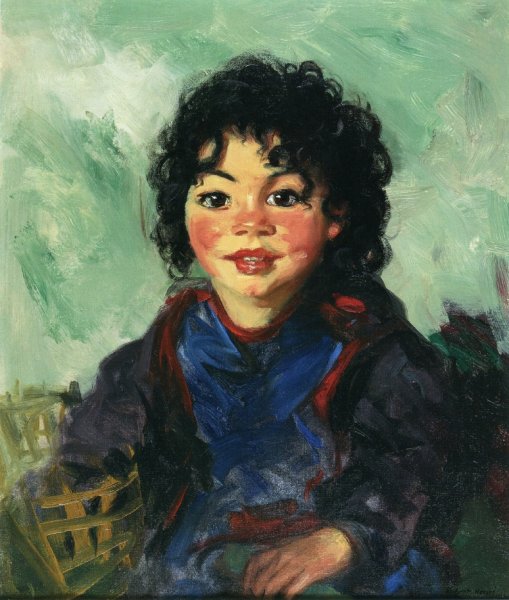Thammy by Robert Henri - Hand-Painted Oil Painting Reproduction