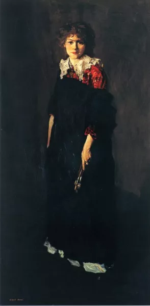 The Art Student also known as Miss Josephine Nivison by Robert Henri Oil Painting