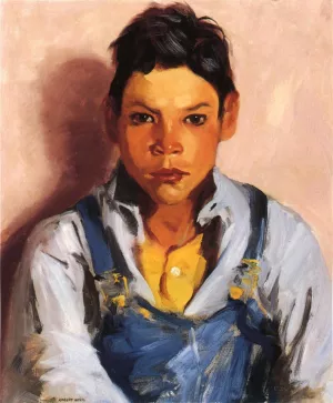 The Goat Herder also known as Mexican Boy by Robert Henri Oil Painting