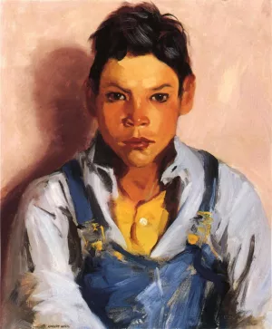 The Goat Herder also known as Mexican Boy Oil painting by Robert Henri
