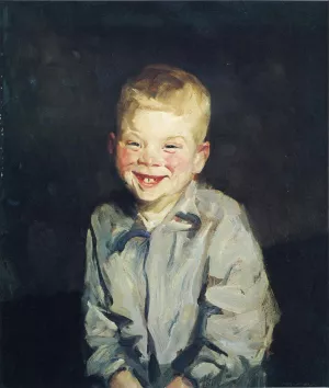 The Laughing Boy Jobie by Robert Henri - Oil Painting Reproduction