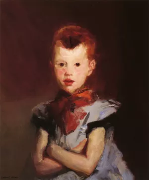 The Red Top by Robert Henri Oil Painting