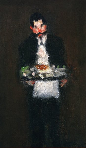 Main Product Photo of The Waiter Painting by Robert Henri