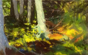 Under the Trees - Monhegan by Robert Henri Oil Painting