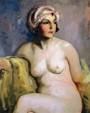 Zara Levy, Nude by Robert Henri - Oil Painting Reproduction