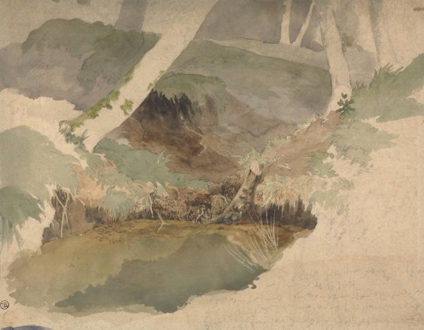 Main Product Photo of Forest Pool Painting by Robert Hills