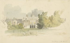 Gezicht op Huis ten Bosch by Robert Hills Oil Painting
