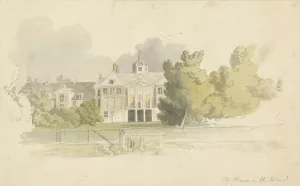 Gezicht op Huis ten Bosch Oil painting by Robert Hills