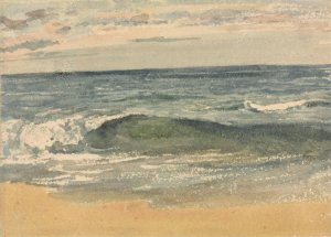 The Wave by Robert Hills Oil Painting