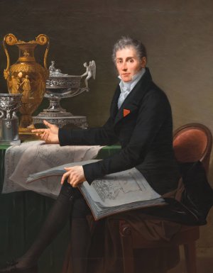 Jean-Baptiste-Claude Odiot by Robert Jacques Francois Lefevre Oil Painting