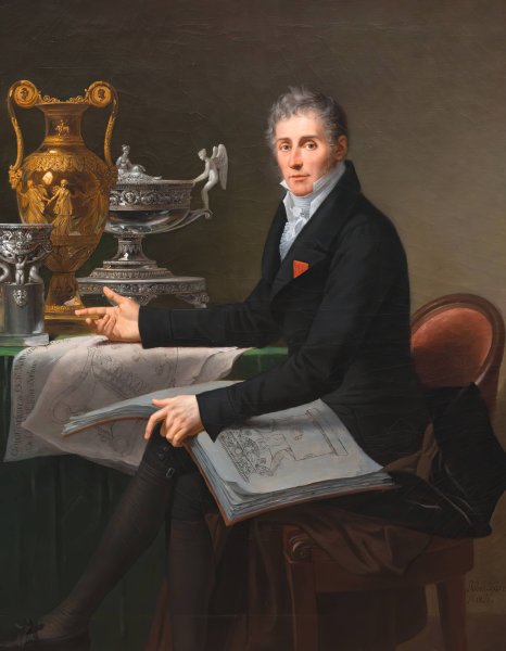 Jean-Baptiste-Claude Odiot  by Robert Jacques Francois Lefevre - Hand-Painted Oil Painting Reproduction
