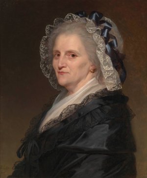Portrait of an Elderly Woman by Robert Jacques Francois Lefevre Oil Painting