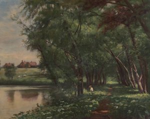 Tranquil Silence by Robert Jenkins Onderdonk Oil Painting