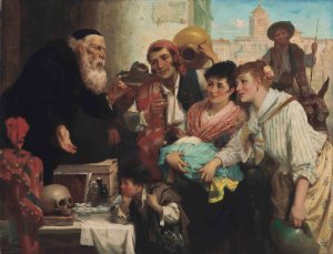 The Apothecary by Robert Kemm Oil Painting