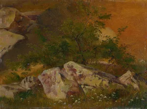 Partie aus dem Plauenschen Grund Oil painting by Robert Kummer