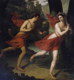 Pauline as Daphne Fleeing from Apollo