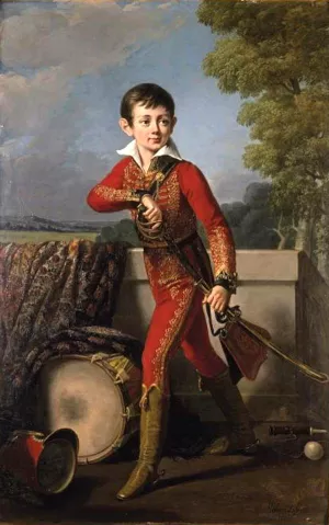 Portrait of Anatole Demidoff by Robert Lefevre Oil Painting