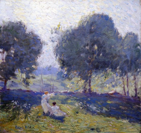 Main Product Photo of Breezy Day Painting by Robert Lewis Reid