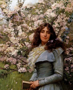 Serenity by Robert Lewis Reid - Oil Painting Reproduction