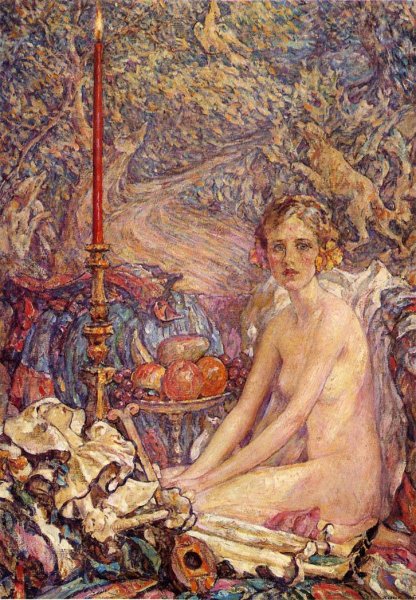 Main Product Photo of Spirit of the Garden Painting by Robert Lewis Reid