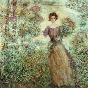 Spring Bouquet by Robert Lewis Reid Oil Painting