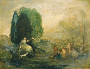The Skylark by Robert Loftin Newman Oil Painting