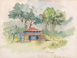 Vailima by Robert Louis Stevenson Oil Painting