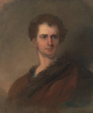Junius Brutus Booth by Robert Matthew Sully Oil Painting