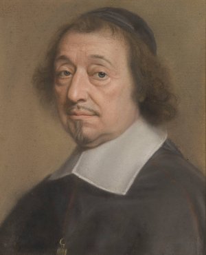 Portrait of Monseigneur Louis Doni d'Attichy, Bishop of Riez and later of Autun by Robert Nanteuil Oil Painting