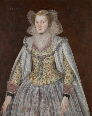 Portrait of a lady by Robert Peake Oil Painting