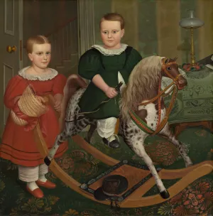 The Hobby Horse by Robert Peckham Oil Painting