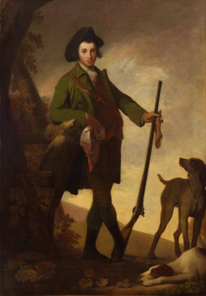 The young sportsman by Robert Pine Oil Painting