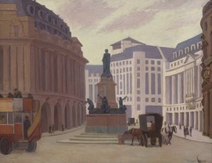 Aldwych by Robert Polhill Bevan Oil Painting