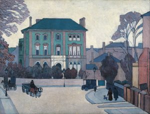 The green house, St John's Wood by Robert Polhill Bevan Oil Painting