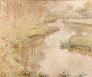 Forest Brook by Robert Reid Oil Painting