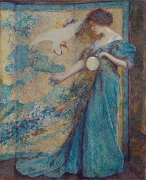 The Mirror by Robert Reid Oil Painting
