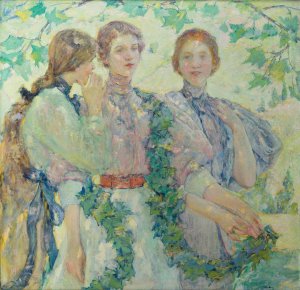 The Trio by Robert Reid Oil Painting