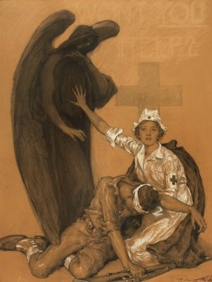 Will You Help by Robert Reid Oil Painting